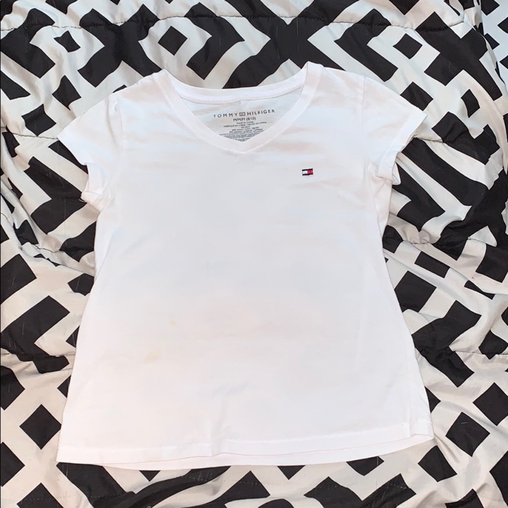 White Tommy Hilfiger shirt